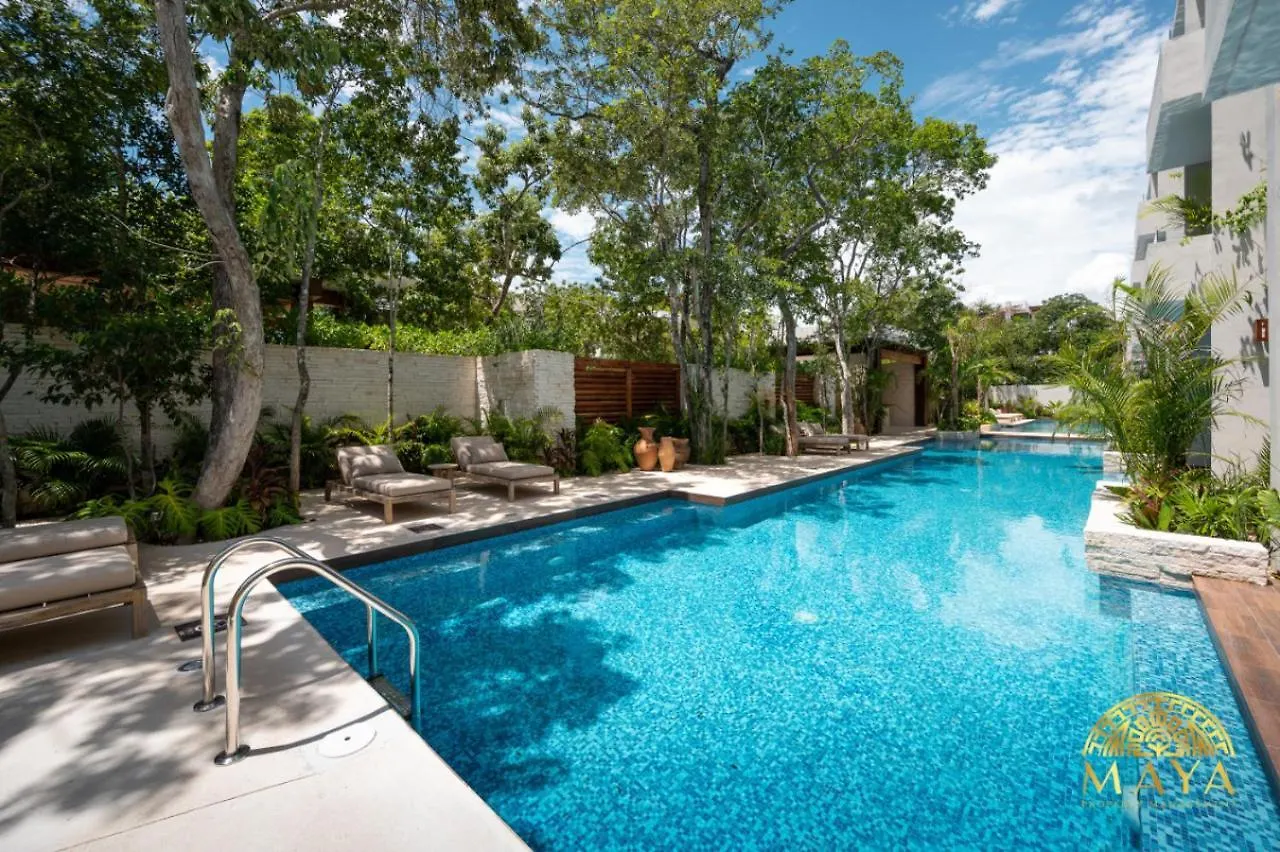 Nhoa 101C Lux 1Br Condo Pool Access In Aldea Zama 툴룸 0*,  멕시코